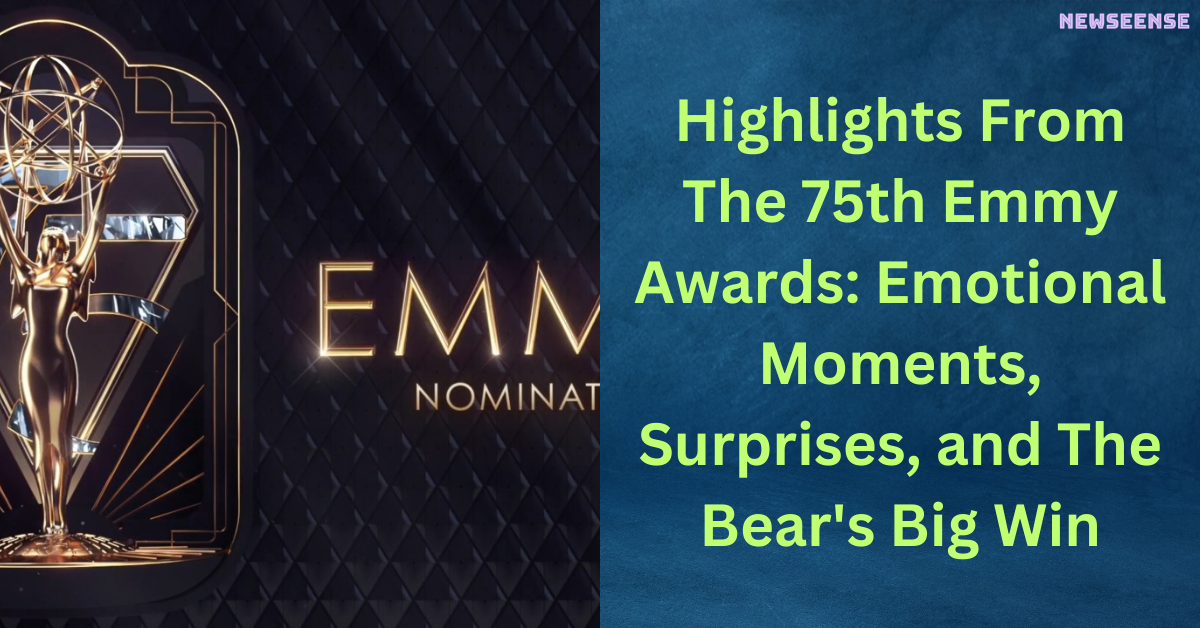 Highlights From The 75th Emmy Awards Emotional Moments, Surprises, and The Bear's Big Win