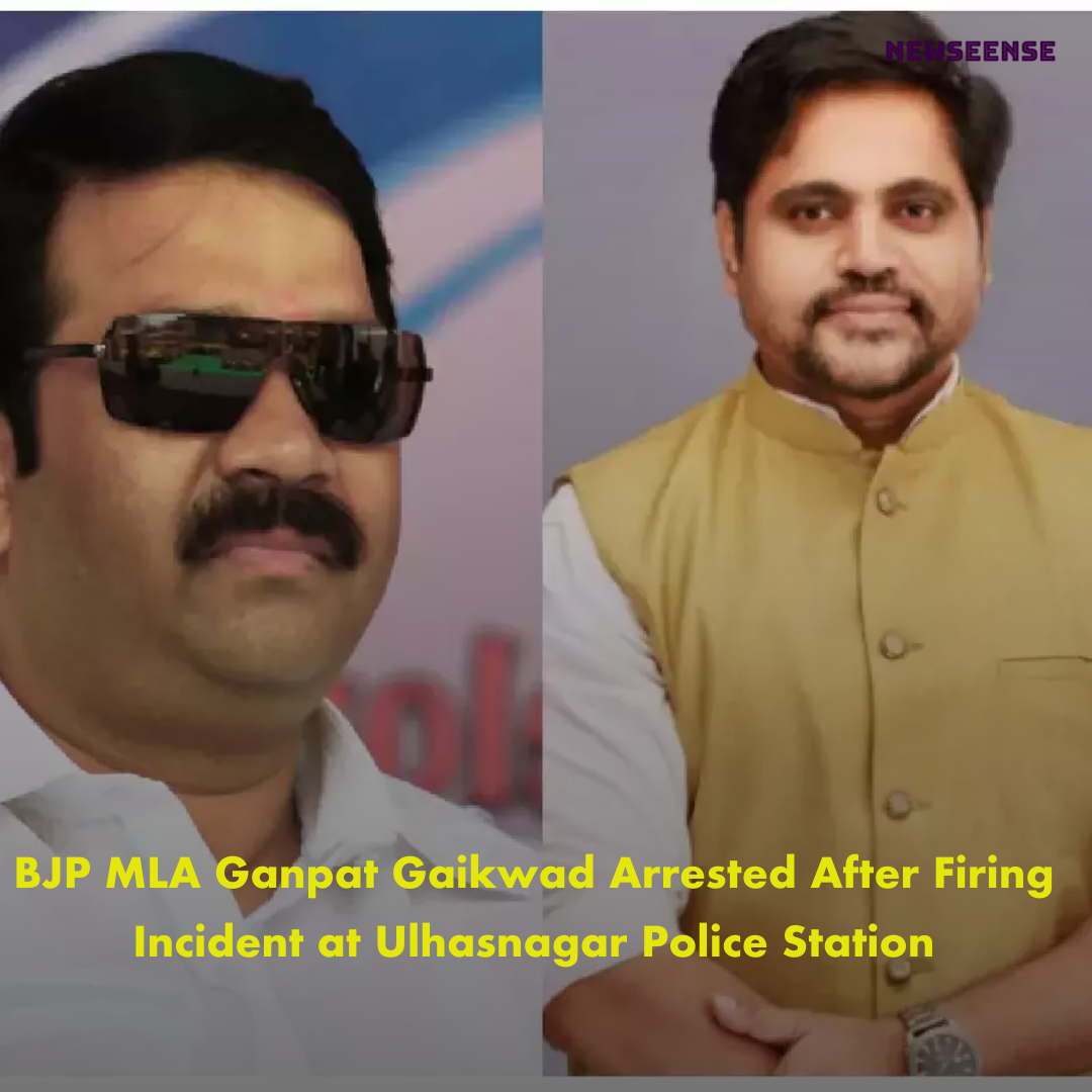 BJP MLA Ganpat Gaikwad Arrested After Firing Incident at Ulhasnagar Police Station