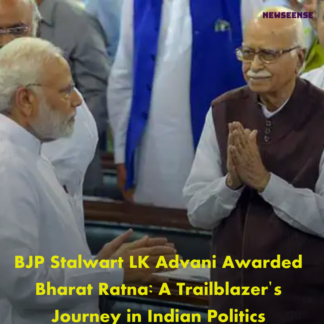 BJP Stalwart LK Advani Awarded Bharat Ratna: A Trailblazer's Journey in Indian Politics