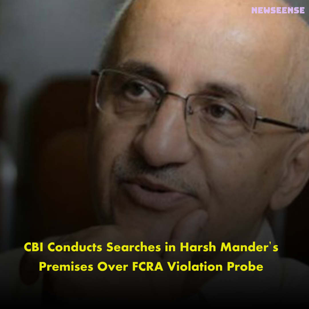 CBI Conducts Searches in Harsh Mander's Premises Over FCRA Violation Probe