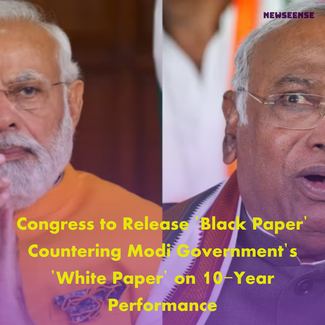 Congress to Release 'Black Paper' Countering Modi Government's 'White Paper' on 10-Year Performance