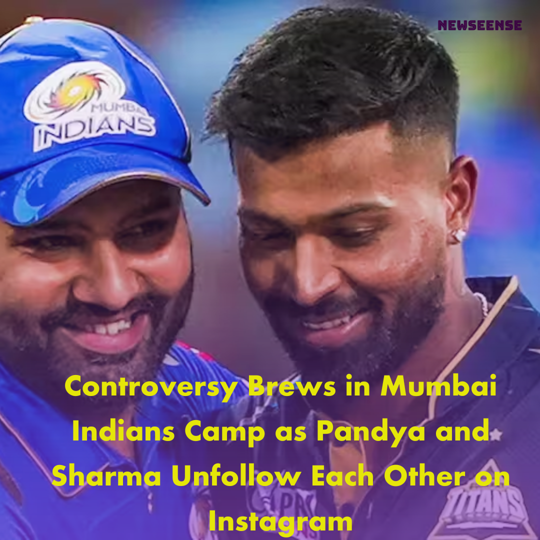 Controversy Brews in Mumbai Indians Camp as Pandya and Sharma Unfollow Each Other on Instagram