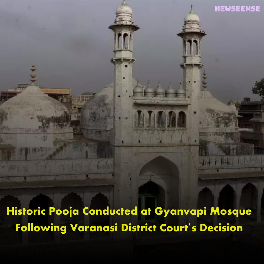 Historic Pooja Conducted at Gyanvapi Mosque Following Varanasi District Court's Decision