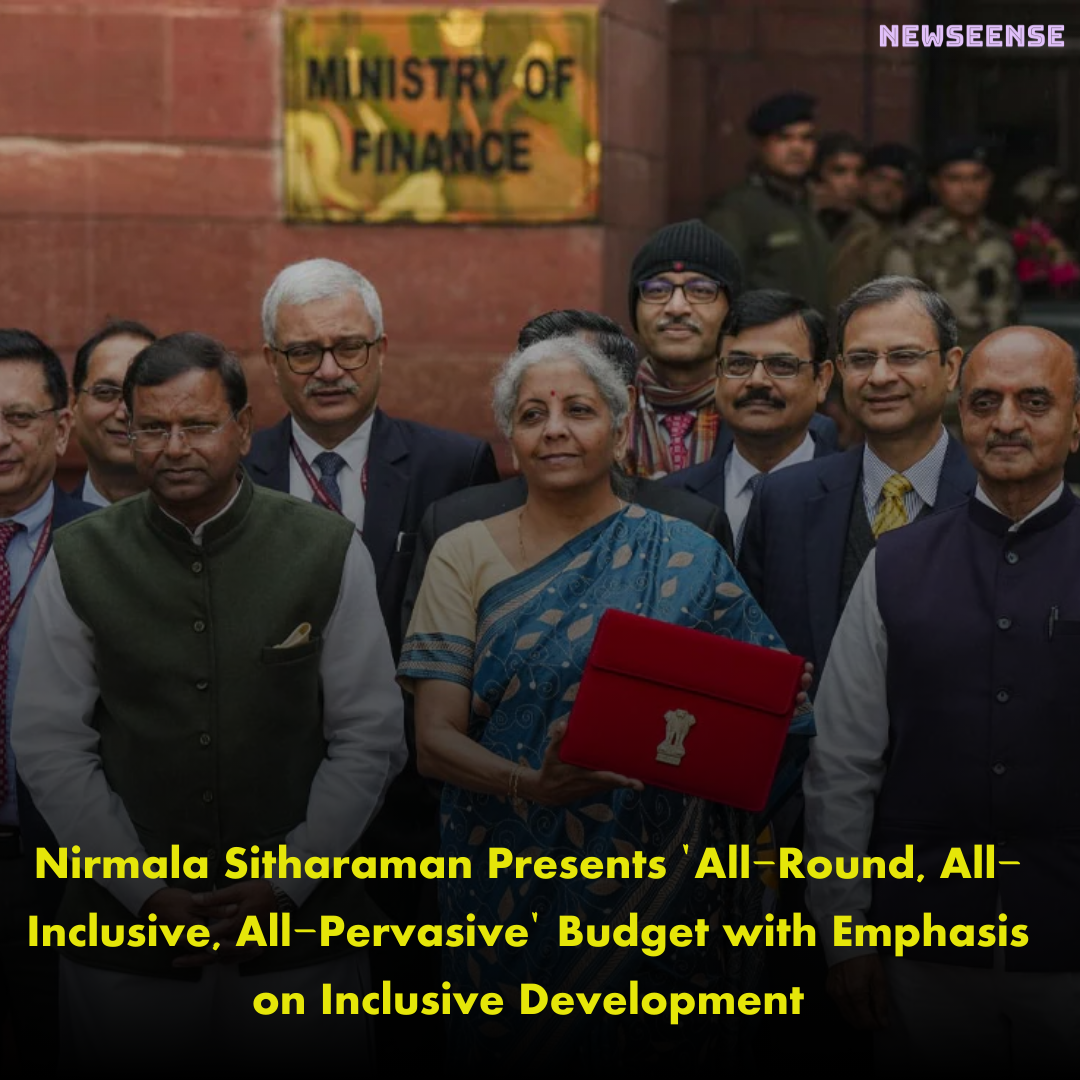 Finance Minister Nirmala Sitharaman presented the Interim Budget, marking the BJP-led government's