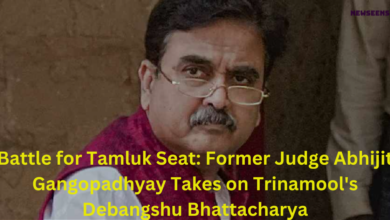 Battle for Tamluk Seat Former Judge Abhijit Gangopadhyay Takes on Trinamool's Debangshu Bhattacharya