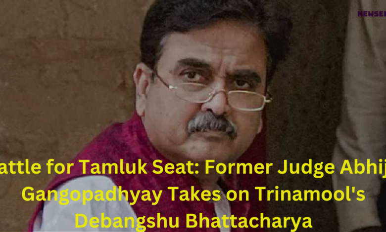 Battle for Tamluk Seat Former Judge Abhijit Gangopadhyay Takes on Trinamool's Debangshu Bhattacharya