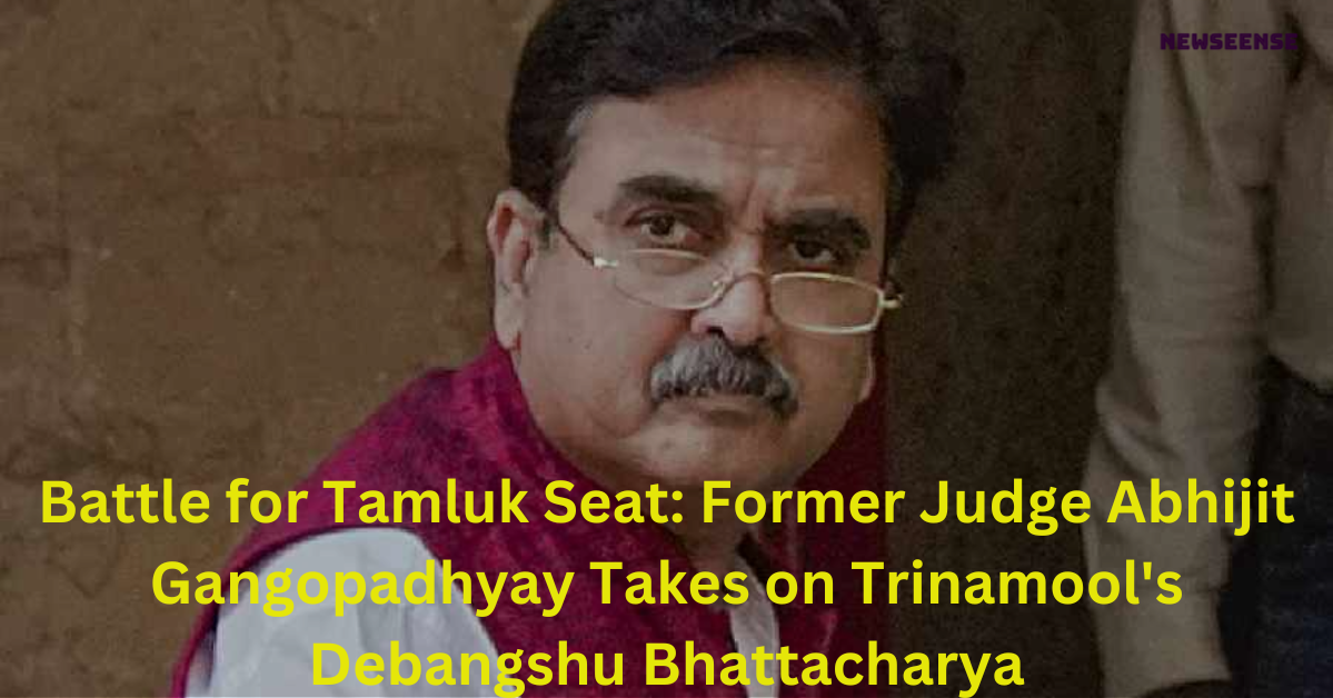 Battle for Tamluk Seat Former Judge Abhijit Gangopadhyay Takes on Trinamool's Debangshu Bhattacharya