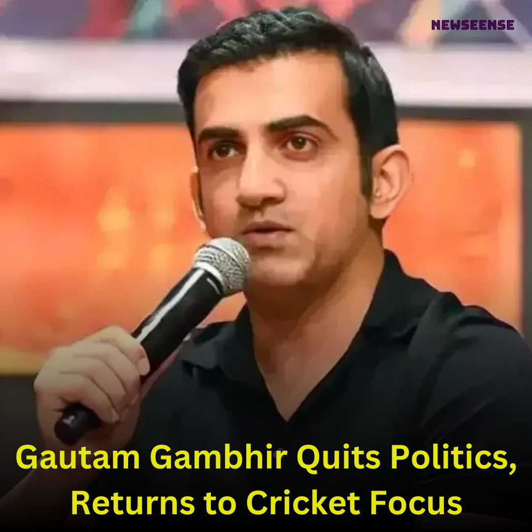 Gautam Gambhir Quits Politics, Returns to Cricket Focus