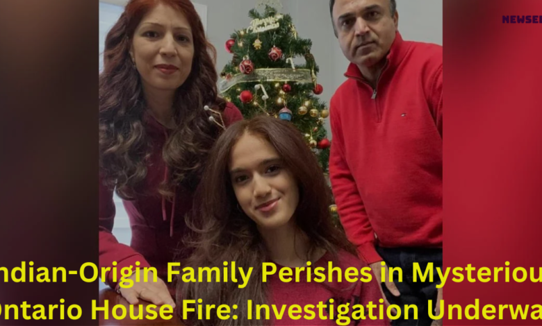 Indian-Origin Family Perishes in Mysterious Ontario House Fire: Investigation Underway