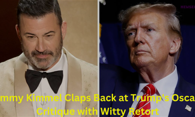 Jimmy Kimmel Claps Back at Trump's Oscars Critique with Witty Retort