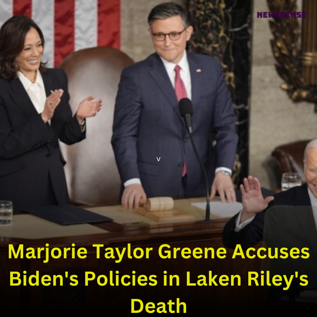 Marjorie Taylor Greene Accuses Biden's Policies in Laken Riley's Death