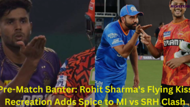 Pre-Match Banter: Rohit Sharma's Flying Kiss Recreation Adds Spice to MI vs SRH Clash