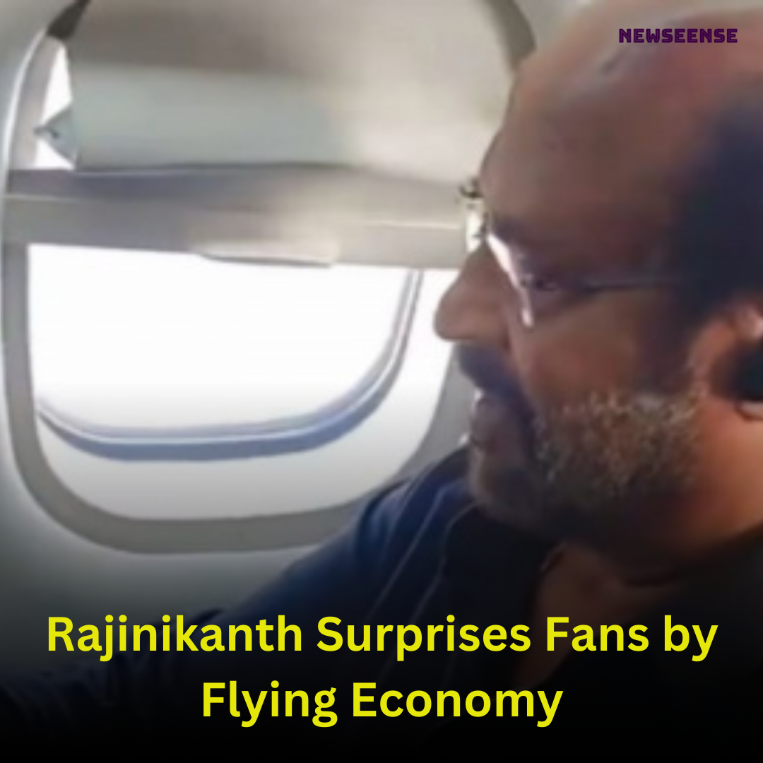 Rajinikanth Surprises Fans by Flying Economy