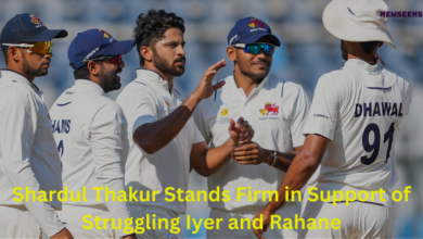 Shardul Thakur Stands Firm in Support of Struggling Iyer and Rahane